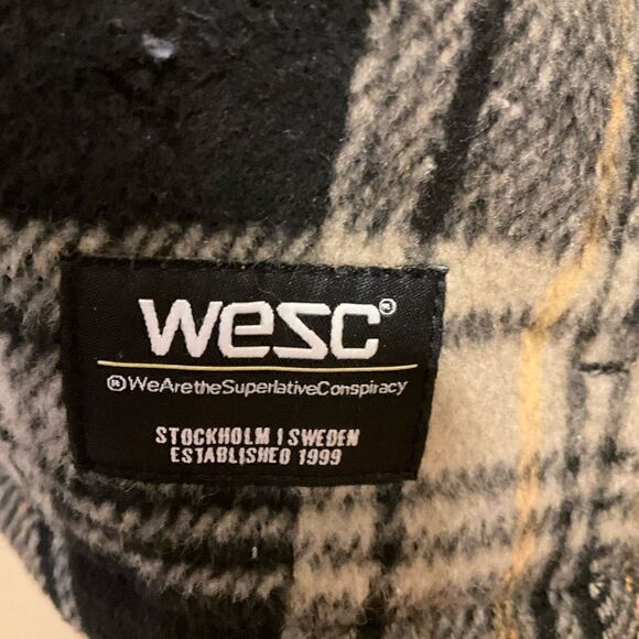 WeSC Liam Hoodie Shacket, Unisex Men- M, Women- L. NWT. Skater! Flannel … - Picture 4 of 13